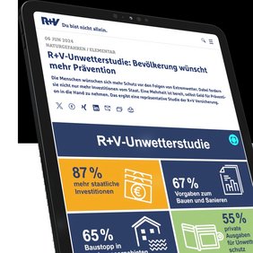 R+V Versicherung - Web-Special zu Naturgefahren