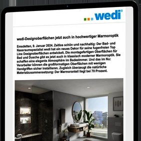 wedi - PR-Agentur für die Baubranche